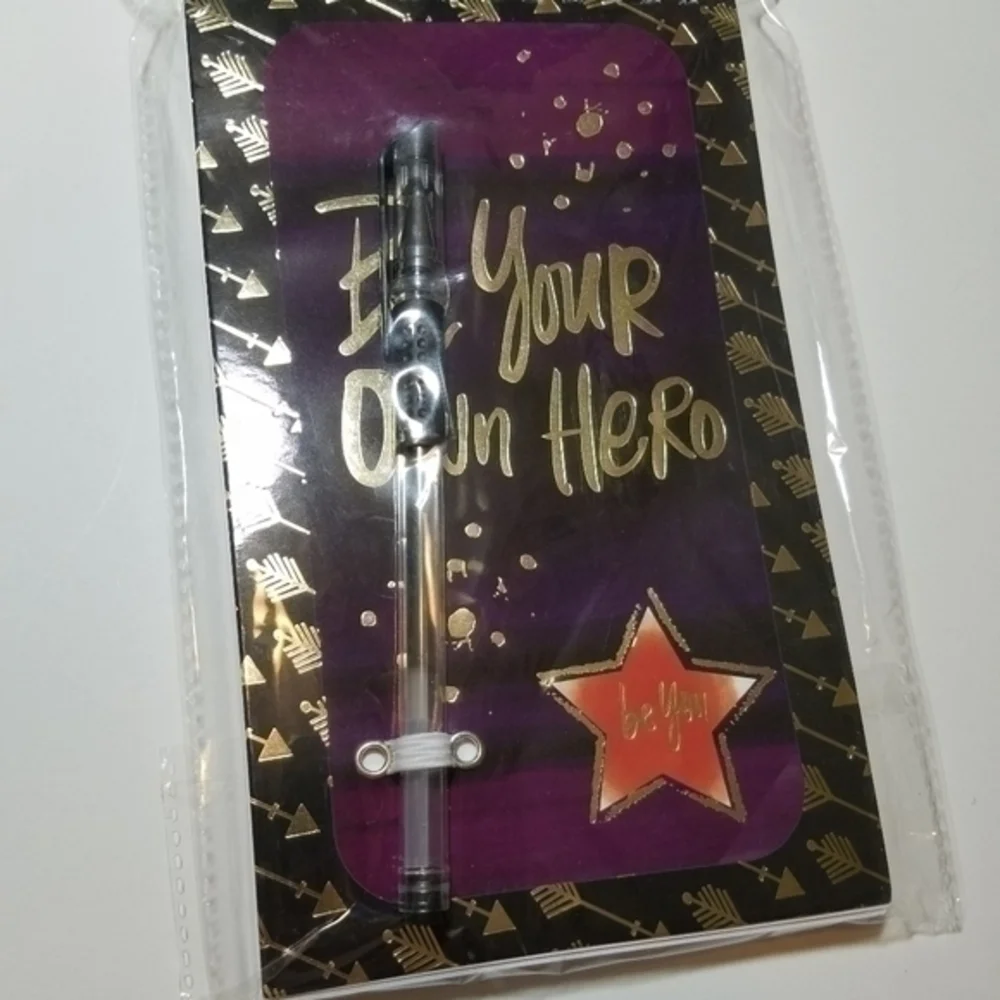 🛍BE YOUR OWN HERO Notepad And Gel Pen Duo